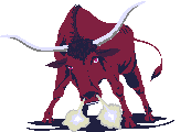 bull angry